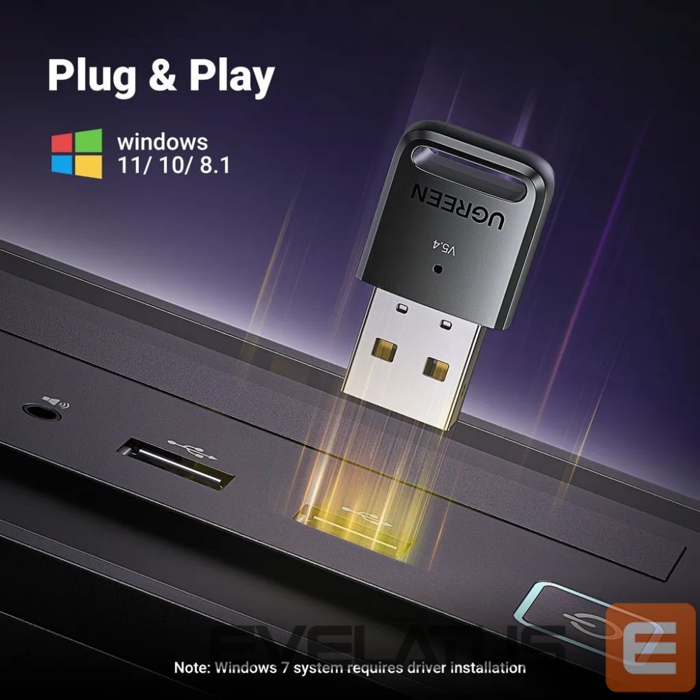 Converter Ugreen USB Bluetooth 5.4 Adapter - CM748 Black