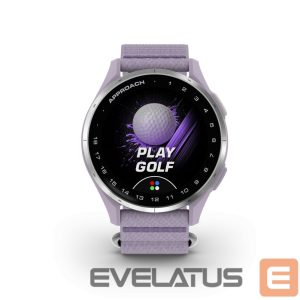 Smart watches Garmin  Approach J1
Silver aluminium bezel with lilac ComfortFit fabric ban 