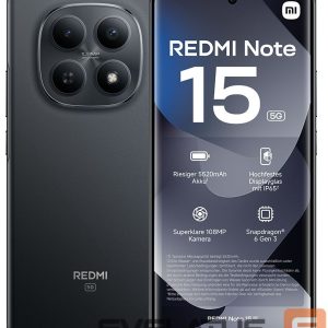Smartphone Xiaomi  Redmi Note 15 5G 6/128GB Black