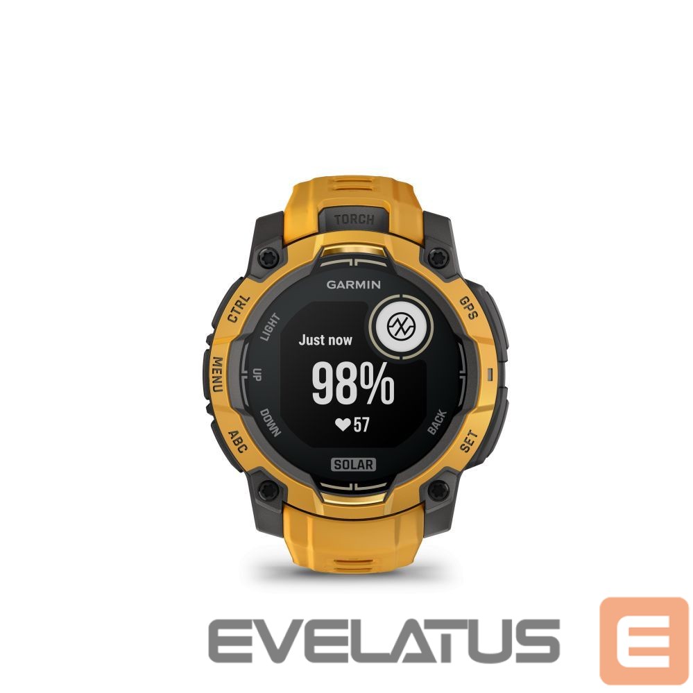 Smart watches Garmin Instinct 3 – 45 mm, Solar
Sunburst with Sunburst/Grey Band
