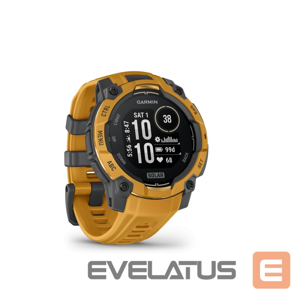 Smart watches Garmin Instinct 3 – 45 mm, Solar
Sunburst with Sunburst/Grey Band