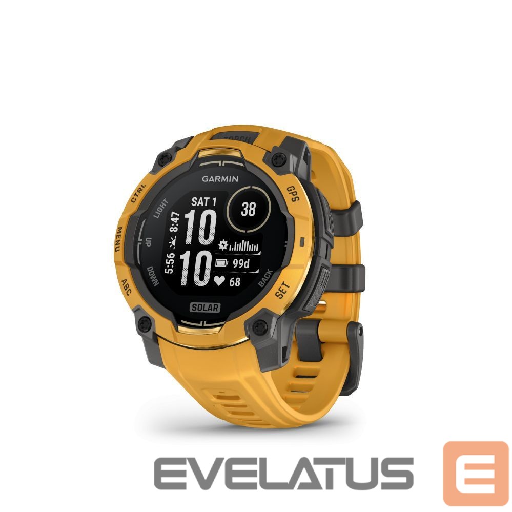 Smart watches Garmin Instinct 3 – 45 mm, Solar
Sunburst with Sunburst/Grey Band