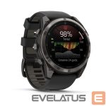 Smart watches Garmin  fenix® 8 Pro – 51 mm, MicroLED
Sapphire, Carbon grey DLC titanium with Black/pebble grey silicone band 