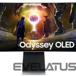 Monitor Samsung  Monitor||34"|Gaming/Smart/Curved/21 : 9|Panel OLED|3440x1440|21:9|175Hz|0.03 ms|Speakers|Swivel|Height adjustable|Tilt|LS34DG850SUXDU 