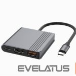 Modules and transceivers Gembird  I/O ADAPTER USB-C TO HDMI/USB3/3IN1 A-CM-COMBO3-05 