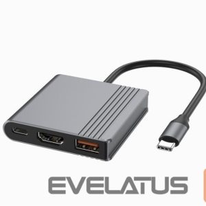 Modules and transceivers Gembird  I/O ADAPTER USB-C TO HDMI/USB3/3IN1 A-CM-COMBO3-05 