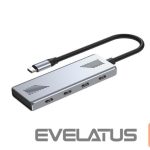 Converter Gembird  I/O HUB USB-C 4PORT/UHB-CM-U310-C4-01 