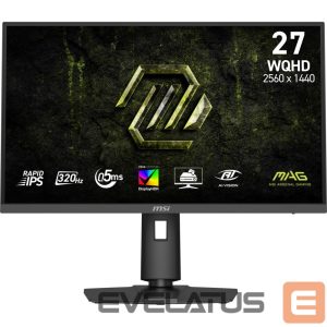 Monitor MSI  LCD Monitor||27 "|2560 x 1440 pixels|Wide Quad HD|Native aspect ratio 16:9|LCD|Flat|MAG274QPFX32 