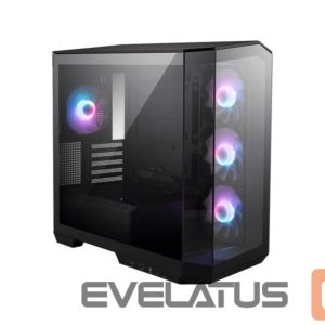 Computer case MSI  Case||MidiTower|Case product features Transparent panel|Not included|MicroATX|Colour Black|MAGPANOM100RPZ 