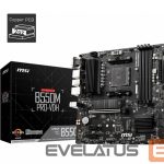 Motherboard for AMD processors MSI  Mainboard||AMD B550|SAM4|MicroATX|Memory DDR4|Memory slots 4|2xPCI-Express 3.0 1x|1xPCI-Express 4.0 16x|2xM.2|1x15pin D-sub|1xHDMI|1xDisplayPort|2xAudio-In|1xAudio-Out|2xUSB 2.0|4xUSB 3.2|1xPS/2|1xRJ45|B550MPRO-VDH 