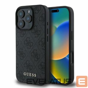 Back panel cover Guess  Guess 4G Classic iPhone 16 Pro Case - Black 