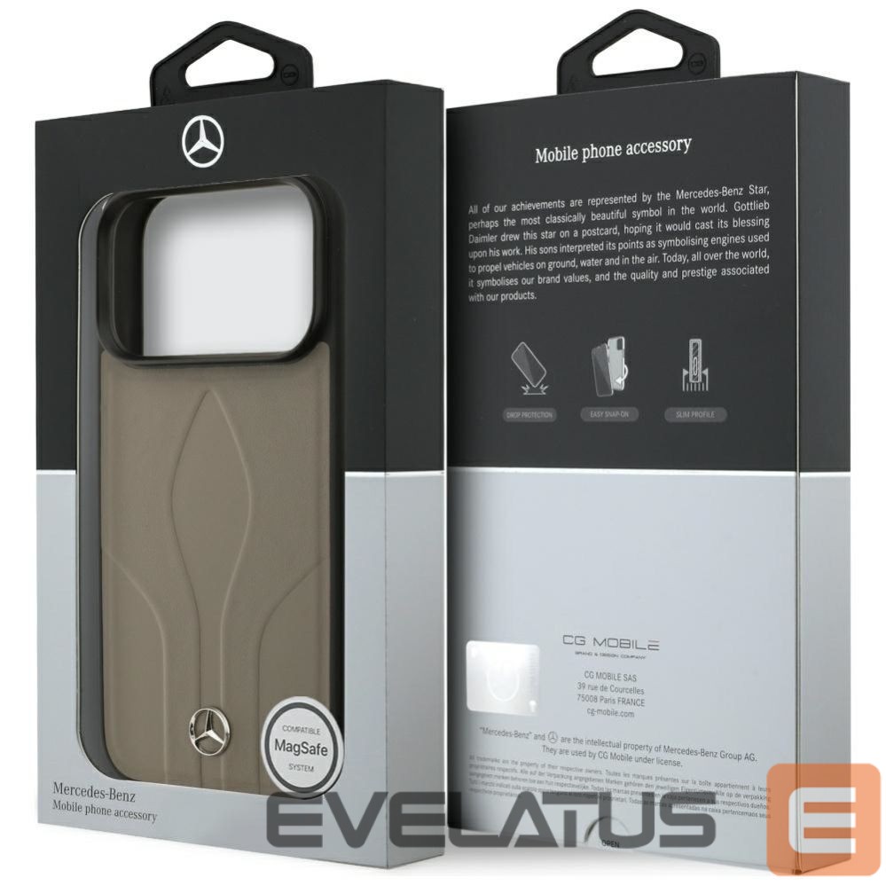 Other goods Mercedes-Benz Mercedes Leather The Move MagSafe Case for iPhone 17 Pro - Beige