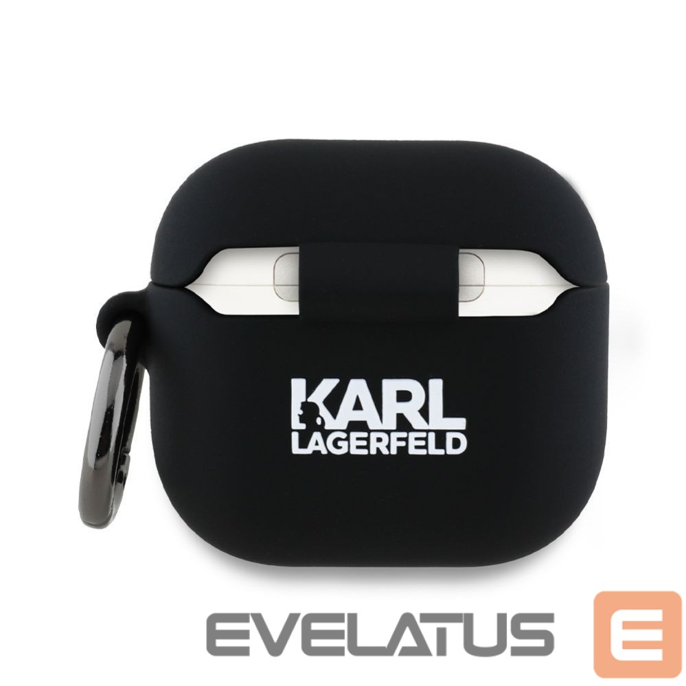 Other goods Karl Lagerfeld Karl Lagerfeld Silicone Karl&Chaupette Head 3D Case for AirPods 4 - Black