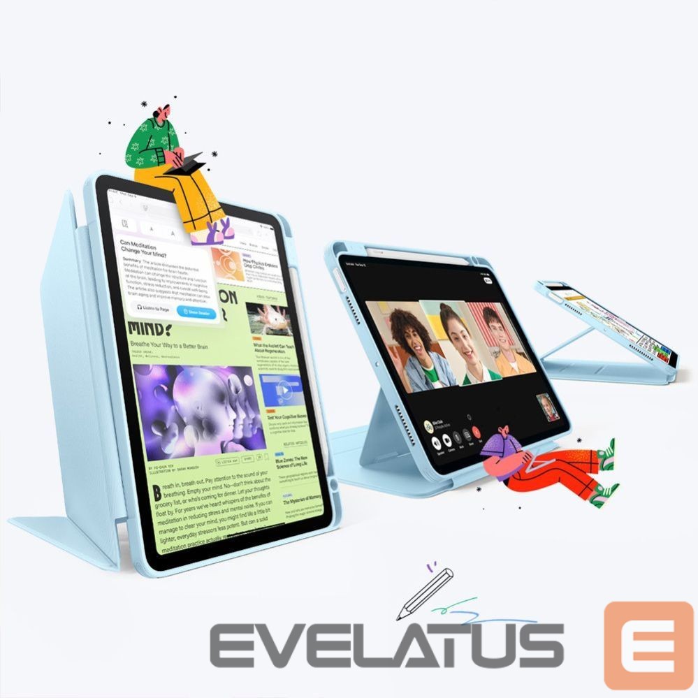 Other goods ESR ESR Flip Hybrid Case for iPad 10.9" (2020/2022) / 11" (2024/2025/2026) - Blue
