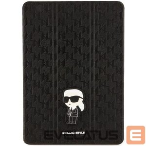 Other goods Karl Lagerfeld  Karl Lagerfeld Saffiano Monogram Ikonik Case for iPad 10.2" 2019 (7th gen.) Folio Magnet Allover Cover - Black 
