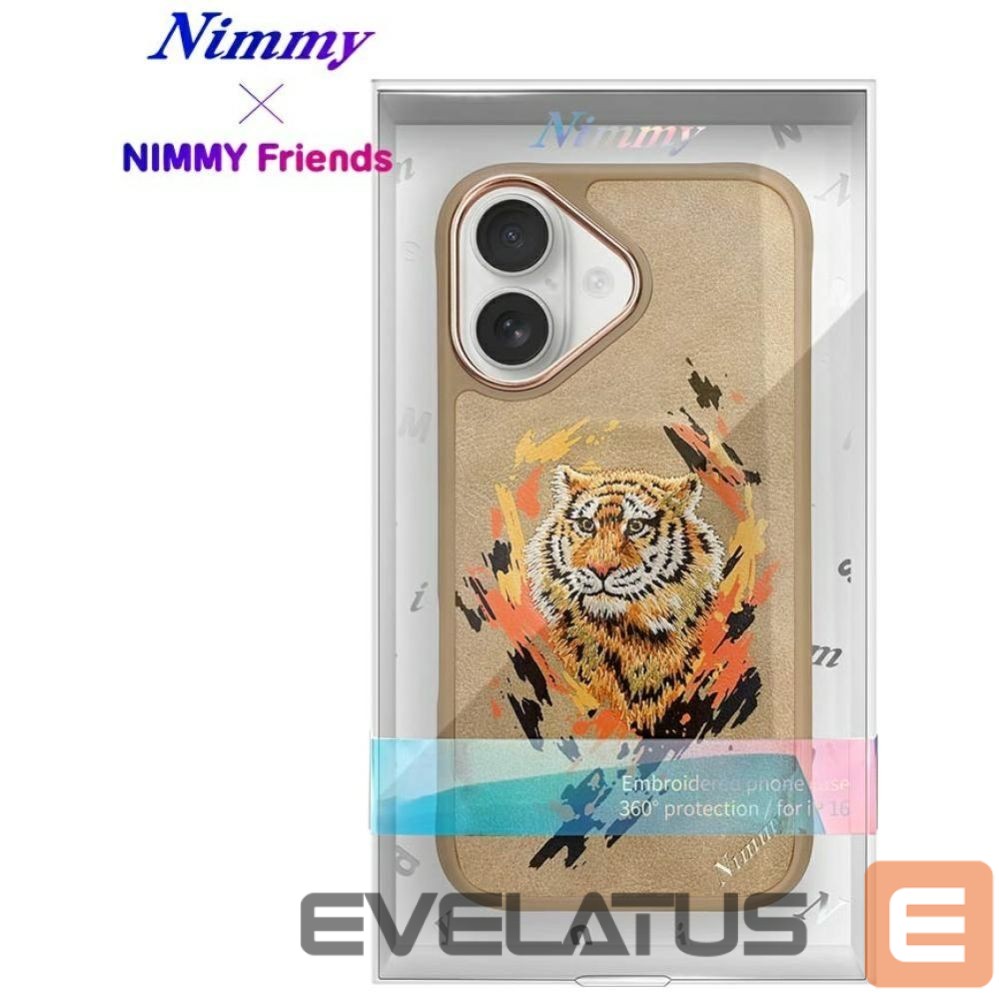 Other goods Nimmy Nimmy Tiger MagSafe case for iPhone 16 - brown