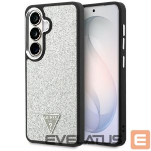 Other goods Guess  Guess Fixed Glitter Triangle MagSafe case for Samsung Galaxy S26+ - silver 
