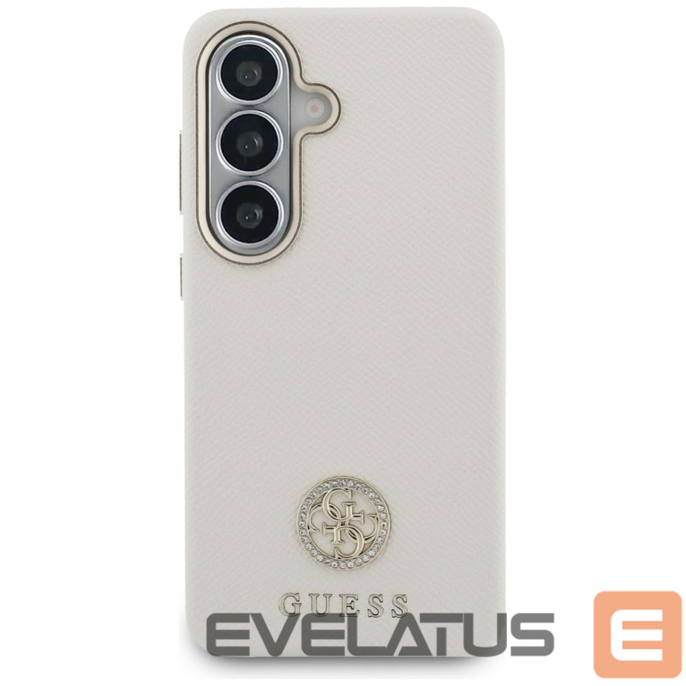 Other goods Guess Guess Rhinestone Round Logo MagSafe Case for Samsung Galaxy S26 - Beige