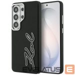 Other goods Karl Lagerfeld  Karl Lagerfeld Grained Signature Metal Resin Logo Case for Samsung Galaxy S26 Ultra - Black 
