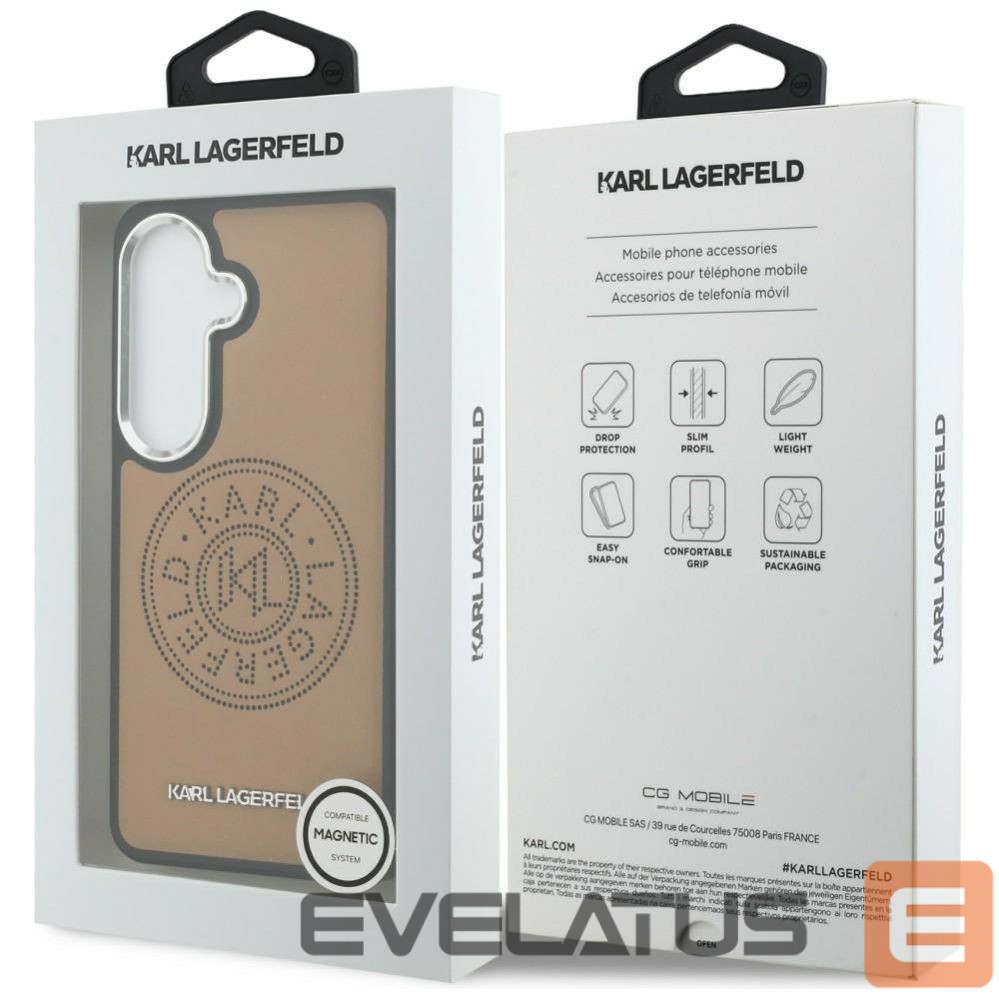 Other goods Karl Lagerfeld Karl Lagerfeld Perforated KL MagSafe Case for Samsung Galaxy S26 - Brown