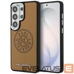 Back panel cover Karl Lagerfeld  Karl Lagerfeld Perforated KL MagSafe Case for Samsung Galaxy S26 Ultra - Brown 