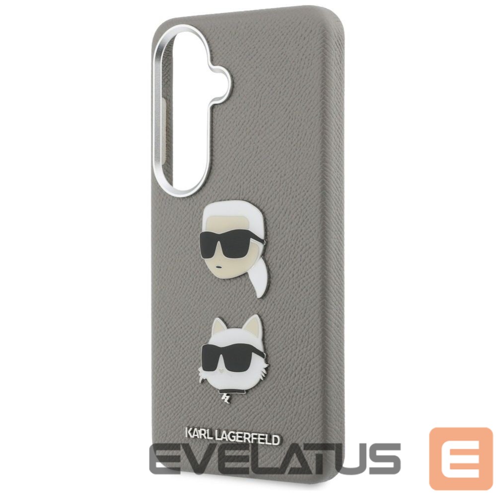 Other goods Karl Lagerfeld Karl Lagerfeld Saffiano Double Heads Metal case for Samsung Galaxy S26 - silver