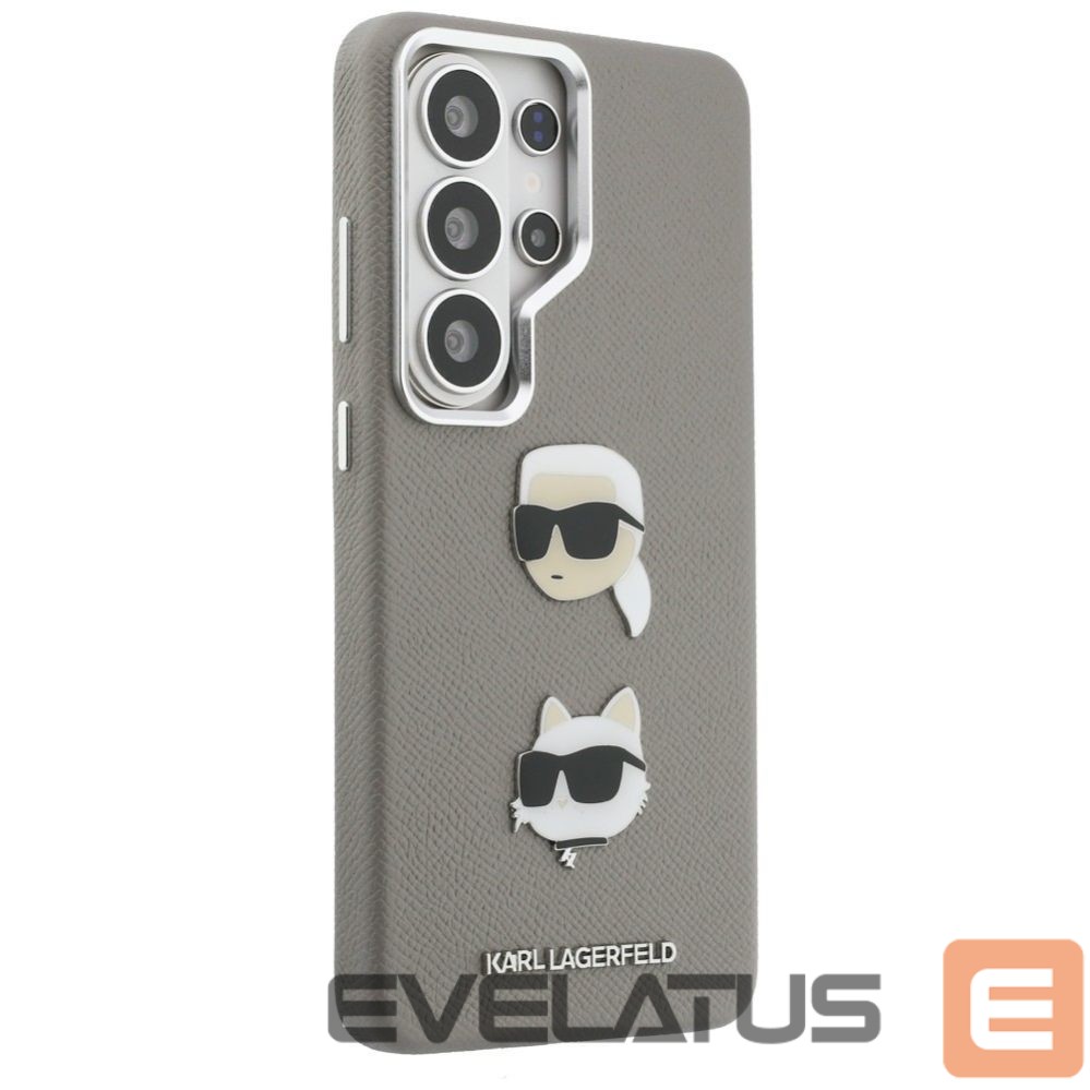 Other goods Karl Lagerfeld Karl Lagerfeld Saffiano Double Heads Metal case for Samsung Galaxy S26 Ultra - silver