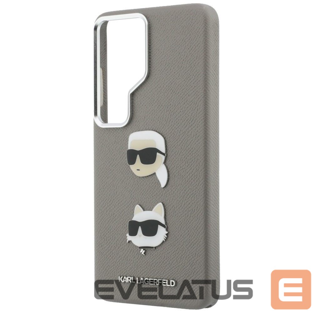 Other goods Karl Lagerfeld Karl Lagerfeld Saffiano Double Heads Metal case for Samsung Galaxy S26 Ultra - silver
