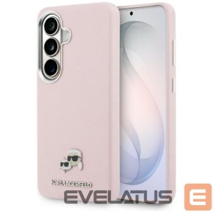 Other goods Karl Lagerfeld  Karl Lagerfeld Saffiano KC Metal Logo MagSafe Case for Samsung Galaxy S26 - Pink 