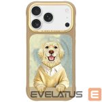 Back panel cover Nimmy  Nimmy Gentle Pets Series Dog MagSafe case for iPhone 17 Pro - brown 