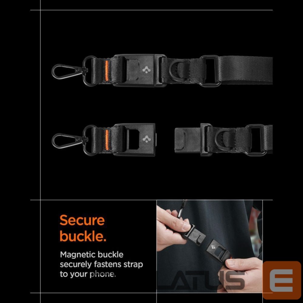 Other goods Spigen Spigen DA30M Stap Crossbody Phone Lanyard - Black