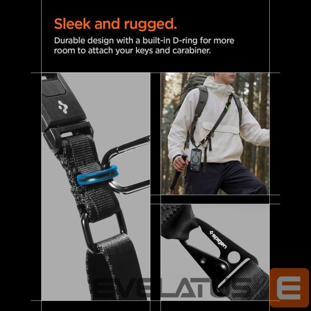 Other goods Spigen Spigen DA30M Stap Crossbody Phone Lanyard - Black