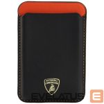Other goods Audi  Lamborghini Urus D8 Genuine Leather MagSafe Magnetic Phone Wallet - Black and Red 