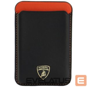 Other goods Audi  Lamborghini Urus D8 Genuine Leather MagSafe Magnetic Phone Wallet - Black and Red 