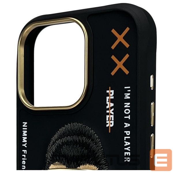 Other goods Nimmy Nimmy Cool&Cute 2.0 Monkey Case for iPhone 16 Pro - Black