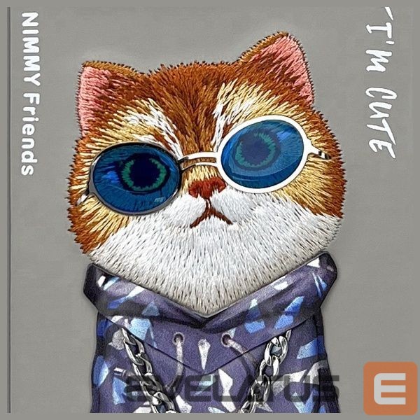 Other goods Nimmy Nimmy Glasses Cool Cat Case for iPhone 16 Pro - Gray
