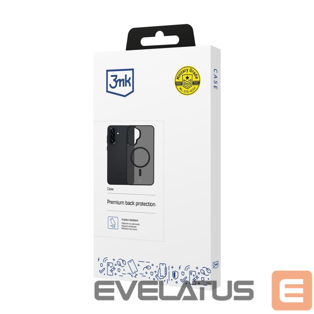 Other goods 3MK 3mk Smoke MagCase for Samsung Galaxy A37 - Gray-Translucent
