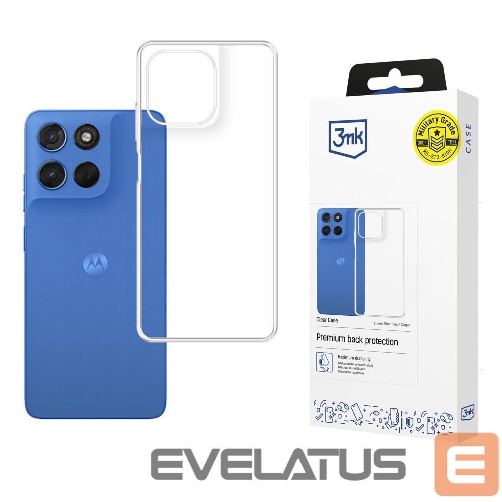 Other goods 3MK 3mk Clear Case for Motorola Moto G57 - transparent