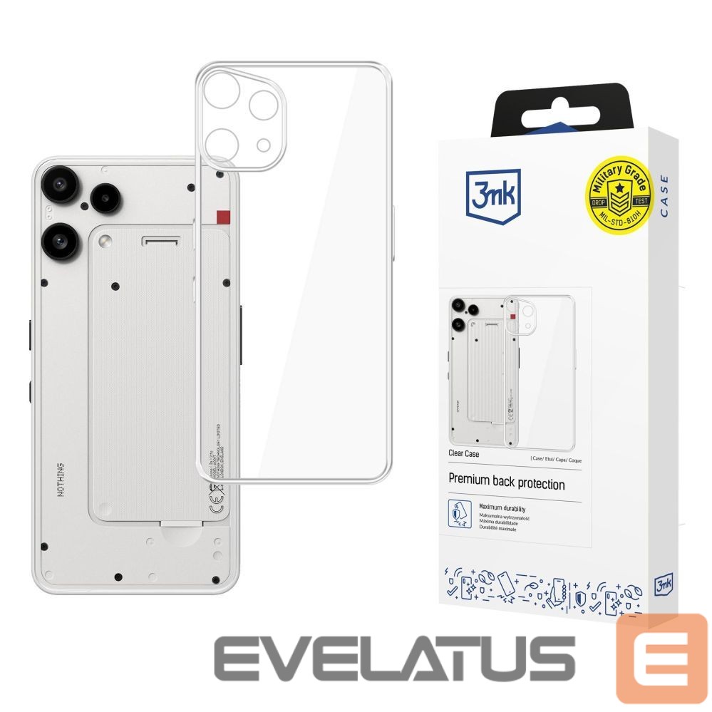 Other goods 3MK 3mk Clear Case for Nothing Phone (3a) Lite - transparent