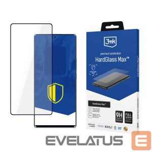 Other goods 3MK  Reinforced full-screen tempered glass 3mk HardGlass Max Black for Honor 70 