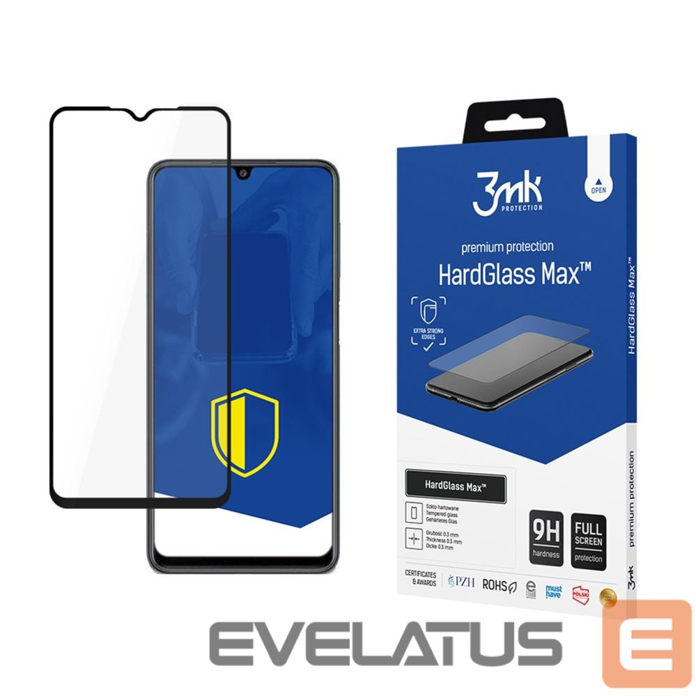 Other goods 3MK Reinforced full-screen tempered glass 3mk HardGlass Max Black for Samsung Galaxy M22