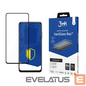 Other goods 3MK  Reinforced Full Screen Tempered Glass 3mk HardGlass Max Black for Xiaomi Redmi Note 10/10s 4G 