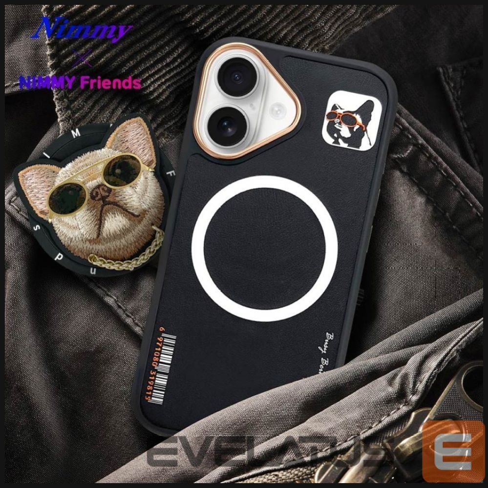 Other goods Nimmy Nimmy Glasses Cool nag MagSafe case for iPhone 16 - black
