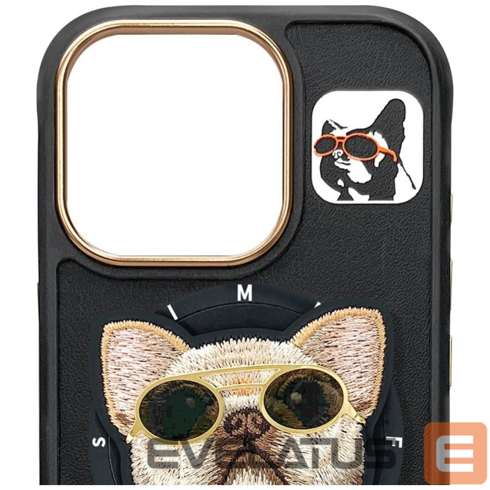 Other goods Nimmy Nimmy Glasses Cool Dog MagSafe Case for iPhone 16 Pro - Black
