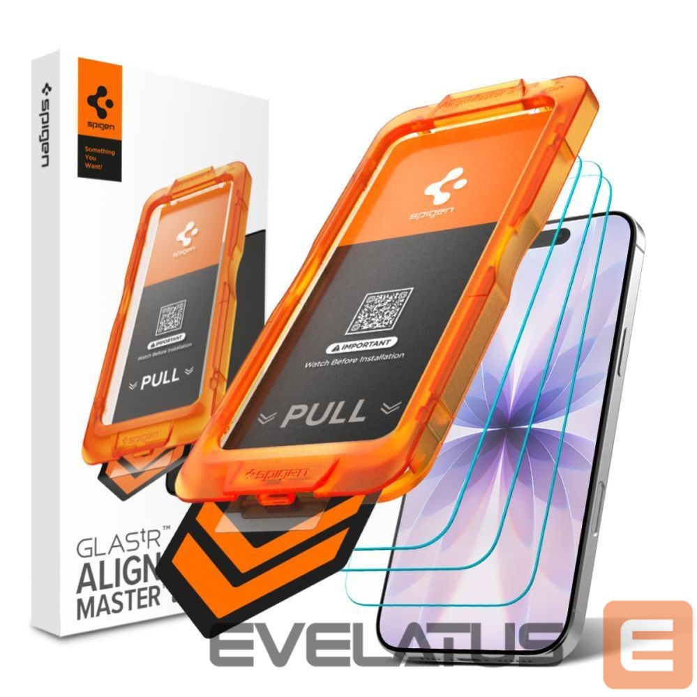 Other goods Spigen Spigen Glas.tR AlignMaster Slim 3-Pack Tempered Glass for iPhone 17