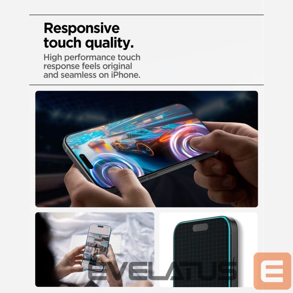 Other goods Spigen Spigen Glas.tR AlignMaster Slim 3-Pack Tempered Glass for iPhone 17