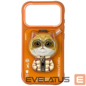 Other goods Nimmy  Nimmy Cool&Cute 2.0 Cat Case for iPhone 17 Pro with Magnetic Hanger - Orange 