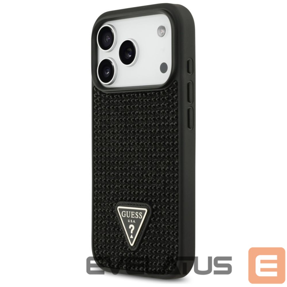 Other goods Guess Guess Rhinestone Triangle Logo Case for iPhone 17 Pro - Black