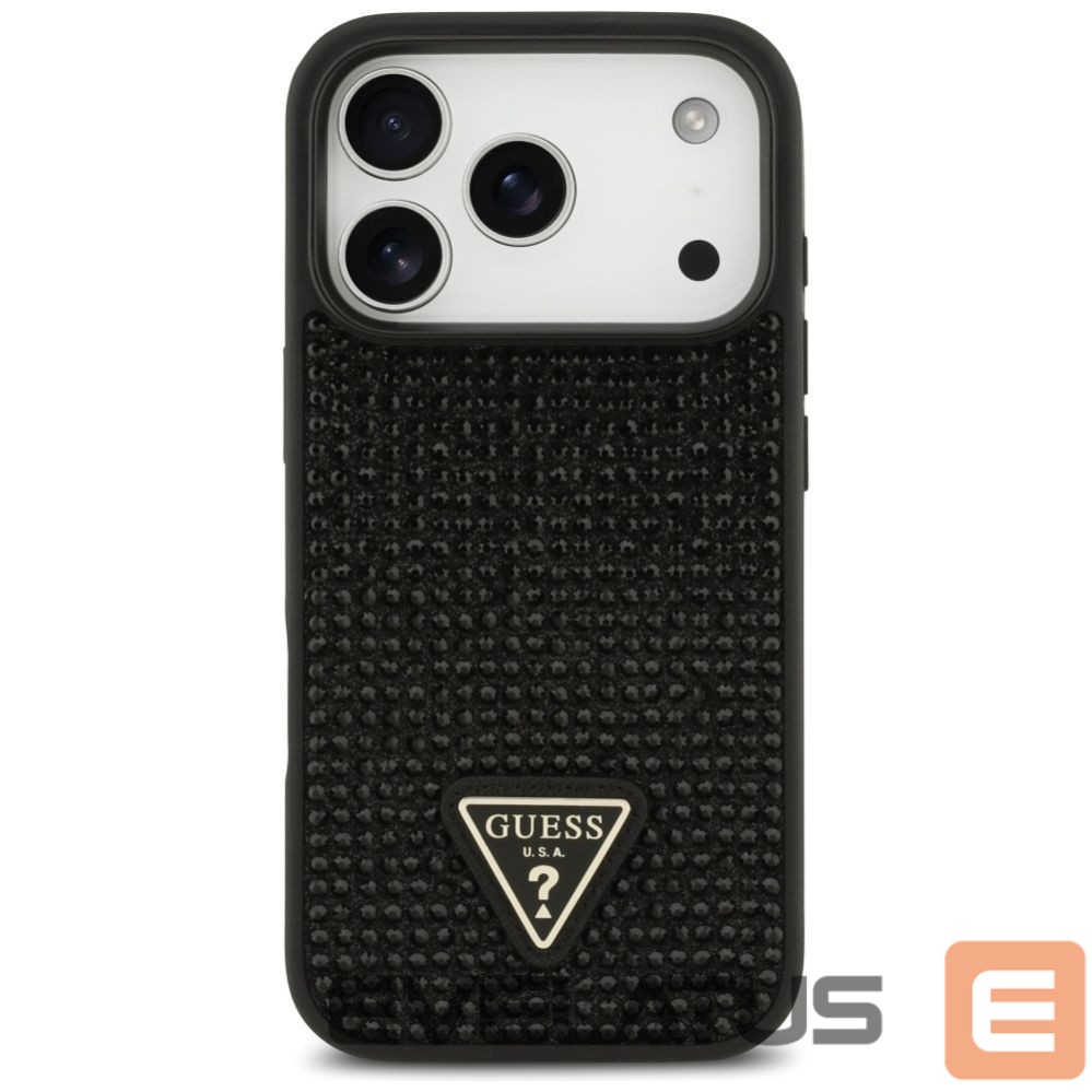Other goods Guess Guess Rhinestone Triangle Logo Case for iPhone 17 Pro - Black