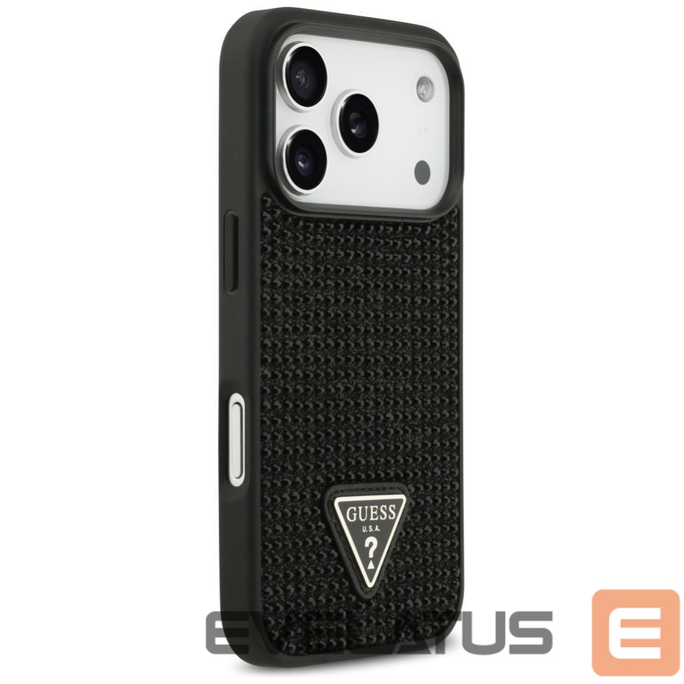 Other goods Guess Guess Rhinestone Triangle Logo Case for iPhone 17 Pro - Black